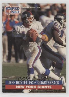 1991 Pro Set - [Base] #63 - Jeff Hostetler