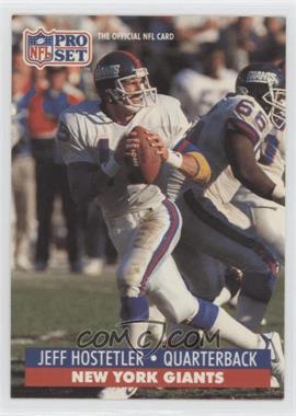 1991 Pro Set - [Base] #63 - Jeff Hostetler [EX to NM]