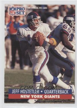 1991 Pro Set - [Base] #63 - Jeff Hostetler