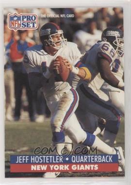 1991 Pro Set - [Base] #63 - Jeff Hostetler