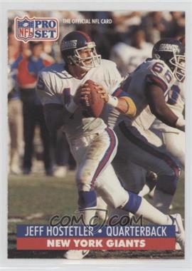 1991 Pro Set - [Base] #63 - Jeff Hostetler