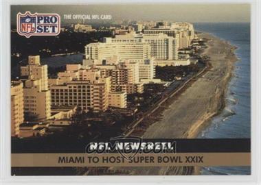 1991 Pro Set - [Base] #687 - NFL Newsreel - Super Bowl XXIX