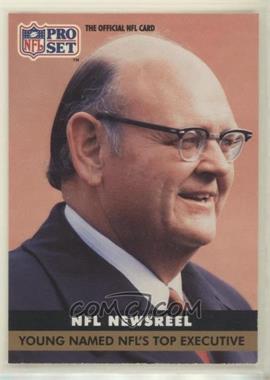 1991 Pro Set - [Base] #688 - NFL Newsreel - Young Named NFL's Top Executive