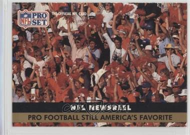 1991 Pro Set - [Base] #690 - NFL Newsreel - Pro Football Still America's Favorite