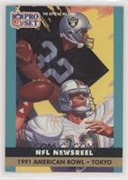 NFL Newsreel - 1991 American Bowl - Tokyo [EX to NM]