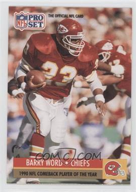 1991 Pro Set - [Base] #7 - Award Winner - Barry Word