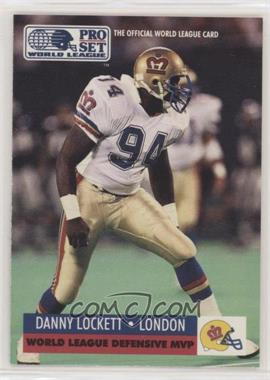 1991 Pro Set - [Base] #706 - Award Winner - Danny Lockett