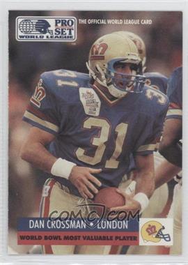 1991 Pro Set - [Base] #708 - Award Winner - Dan Crossman