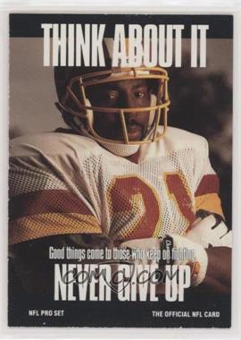 1991 Pro Set - [Base] #722 - Think About It - Earnest Byner [EX to NM]