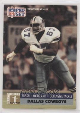 1991 Pro Set - [Base] #730 - 1st Round Draft Choice - Russell Maryland