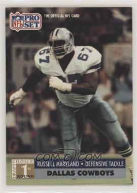 1991 Pro Set - [Base] #730 - 1st Round Draft Choice - Russell Maryland