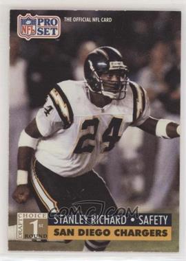 1991 Pro Set - [Base] #738 - 1st Round Draft Choice - Stanley Richard [EX to NM]