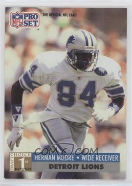 1991 Pro Set - [Base] #739 - 1st Round Draft Choice - Herman Moore