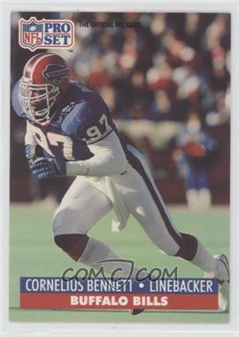 1991 Pro Set - [Base] #74.2 - Cornelius Bennett (NFLPA Logo on back)