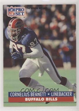 1991 Pro Set - [Base] #74.2 - Cornelius Bennett (NFLPA Logo on back)