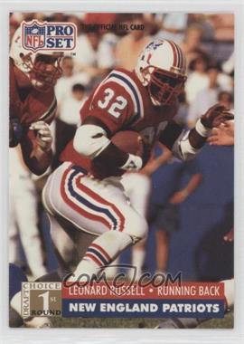 1991 Pro Set - [Base] #743 - 1st Round Draft Choice - Leonard Russell