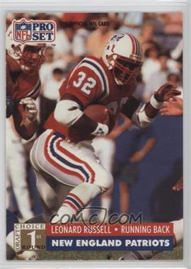 1991 Pro Set - [Base] #743 - 1st Round Draft Choice - Leonard Russell