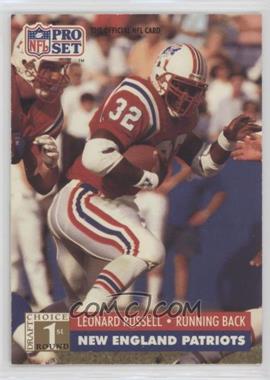 1991 Pro Set - [Base] #743 - 1st Round Draft Choice - Leonard Russell