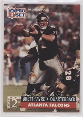 1991 Pro Set - [Base] #762 - 2nd Round Draft Choice - Brett Favre