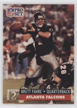 1991 Pro Set - [Base] #762 - 2nd Round Draft Choice - Brett Favre