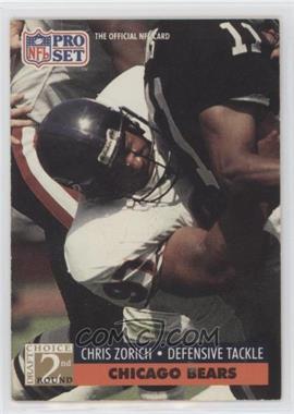 1991 Pro Set - [Base] #778 - 2nd Round Draft Choice - Chris Zorich [EX to NM]