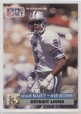 1991 Pro Set - [Base] #787 - 3rd Round Draft Choice - Reggie Barrett