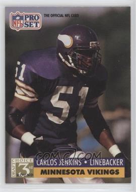 1991 Pro Set - [Base] #794 - 3rd Round Draft Choice - Carlos Jenkins