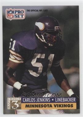 1991 Pro Set - [Base] #794 - 3rd Round Draft Choice - Carlos Jenkins