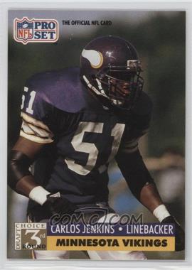 1991 Pro Set - [Base] #794 - 3rd Round Draft Choice - Carlos Jenkins