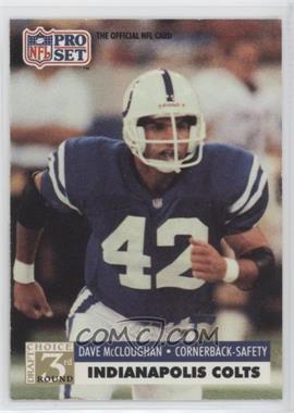 1991 Pro Set - [Base] #798 - 3rd Round Draft Choice - Dave McCloughan