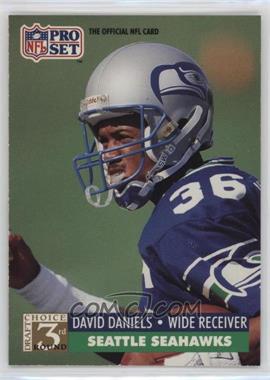 1991 Pro Set - [Base] #803 - 3rd Round Draft Choice - David Daniels