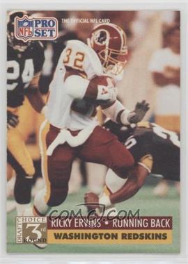 1991 Pro Set - [Base] #805 - 3rd Round Draft Choice - Ricky Ervins