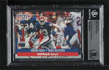 1991 Pro Set - [Base] #81 - Andre Reed [BAS Authentic]
