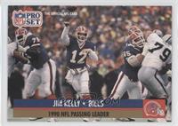 League Leader - Jim Kelly (No NFLPA Logo on back)