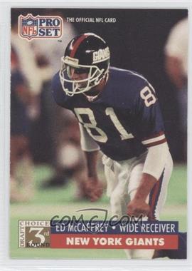 1991 Pro Set - [Base] #812 - 3rd Round Draft Choice - Ed McCaffrey