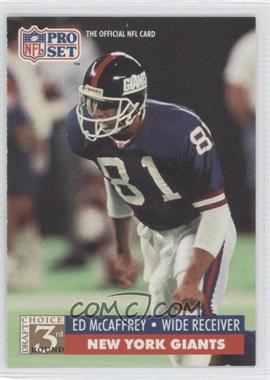 1991 Pro Set - [Base] #812 - 3rd Round Draft Choice - Ed McCaffrey