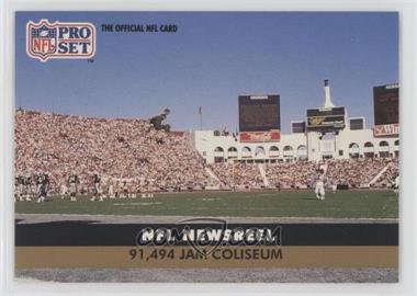 1991 Pro Set - [Base] #814 - NFL Newsreel - 91,494 Jam Coliseum