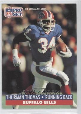 1991 Pro Set - [Base] #86 - Thurman Thomas