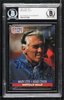 Marv Levy [BAS BGS Authentic]