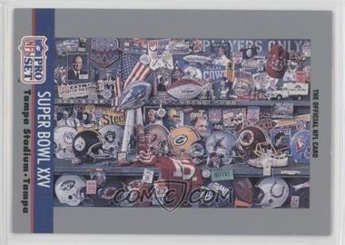 1991 Pro Set - Super Bowl Theme Art #25 - Super Bowl XXV