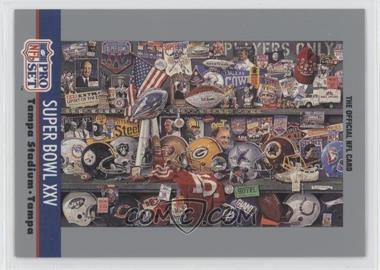 1991 Pro Set - Super Bowl Theme Art #25 - Super Bowl XXV