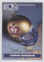 London Monarchs (WLAF) Team [EX to NM]