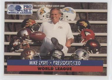 1991 Pro Set - WLAF Inserts #1 - Mike Lynn