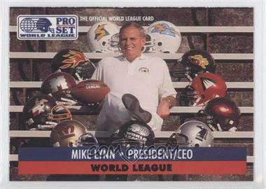 1991 Pro Set - WLAF Inserts #1 - Mike Lynn