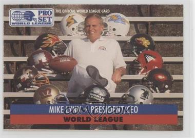 1991 Pro Set - WLAF Inserts #1 - Mike Lynn