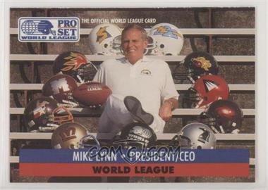 1991 Pro Set - WLAF Inserts #1 - Mike Lynn