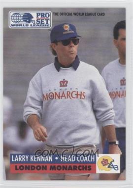 1991 Pro Set - WLAF Inserts #12 - Larry Kennan