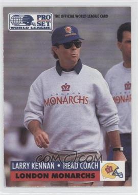 1991 Pro Set - WLAF Inserts #12 - Larry Kennan