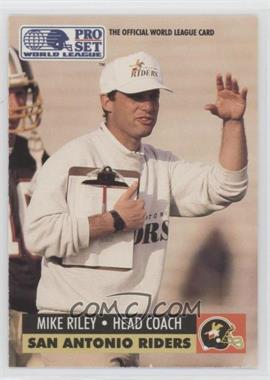 1991 Pro Set - WLAF Inserts #30 - Mike Riley