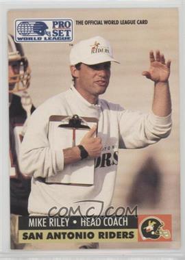 1991 Pro Set - WLAF Inserts #30 - Mike Riley